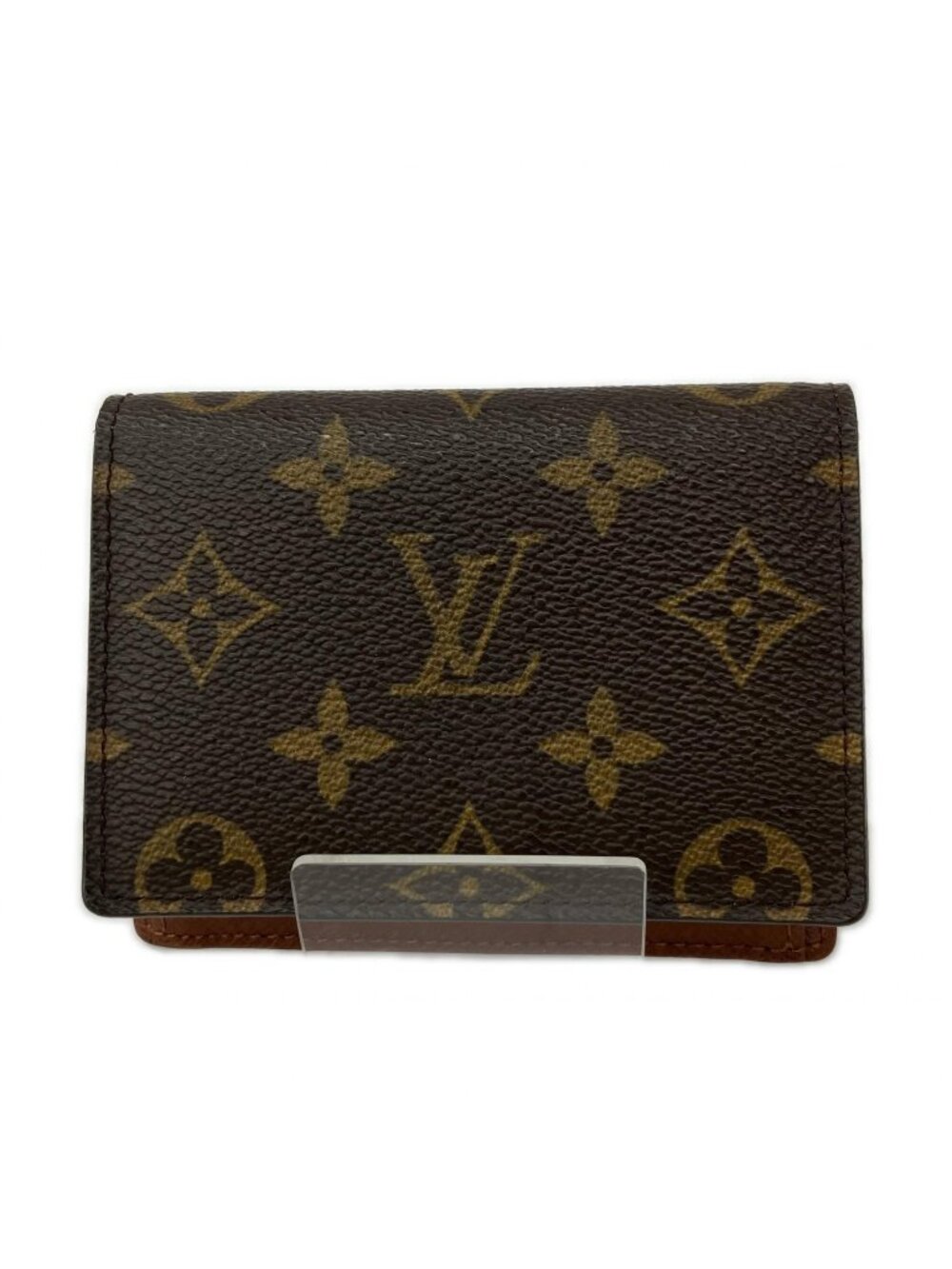 Louis Vuitton Pass Case Monogram Japon Sangapur Brown